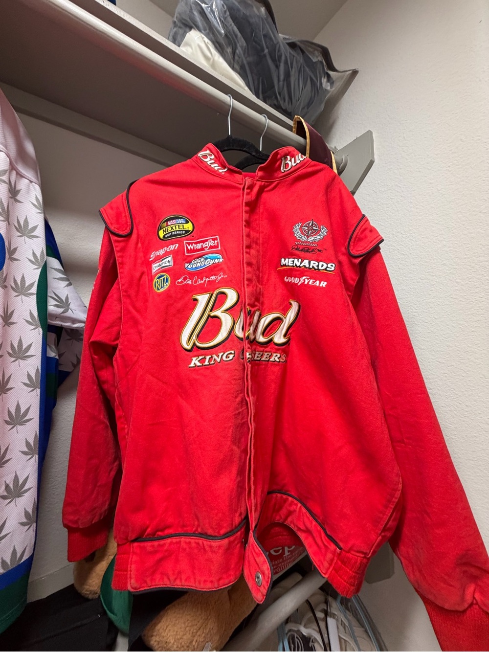 Chaser Red Bud King of Beers Racing Bomber Jacket